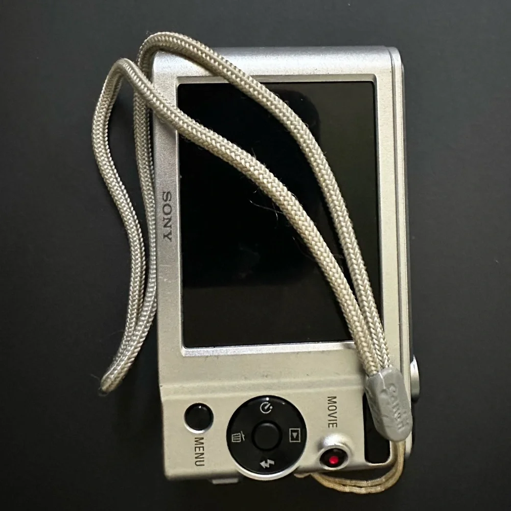 Sony cybershot  Silver Digital Camera Compact and Stylish
